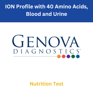 Walk-in-lab Lab Test: ION Profile with 40 Amino Acids, Blood and Urine - Genova Test Kit